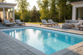 Thermopool L 7x3,5 m i premium skandinavisk villaträdgård