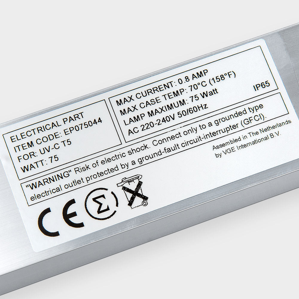 UV-C Desinfektionsenhet PROFI 75 W Rostfritt Stål